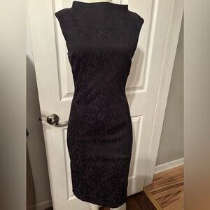 Vintage David Warren damask sheath dress 6
